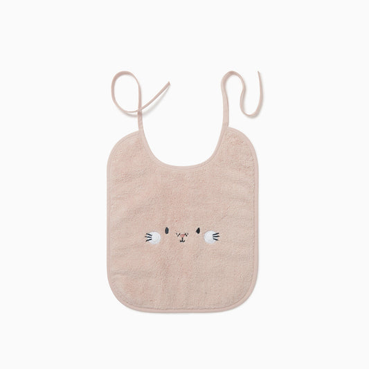 Animal Towel Bib - Blush