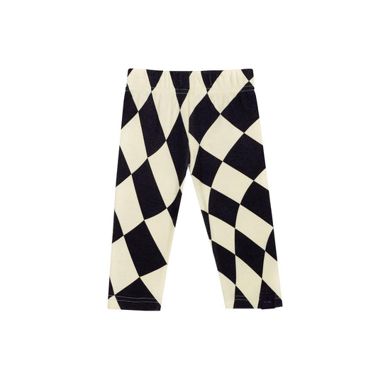 Baby Leggings with Print - Black