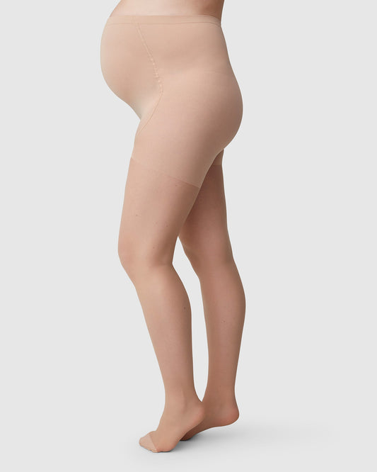 Amanda Maternity Tights - Sand