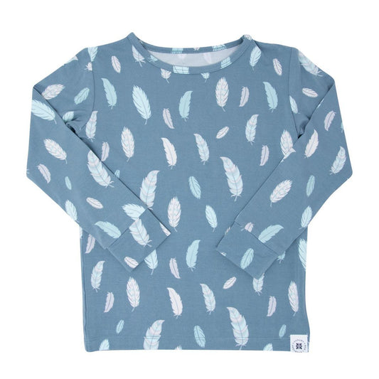 Big Kid Pajama - Feathers