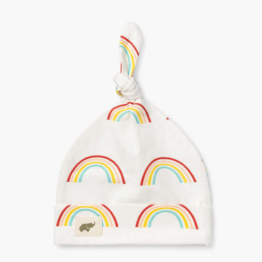 Top Knot Cap - Rainbow