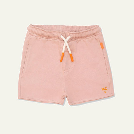 Recycled Cotton Sepia Cropped Girl Shorts - Sepia Rose