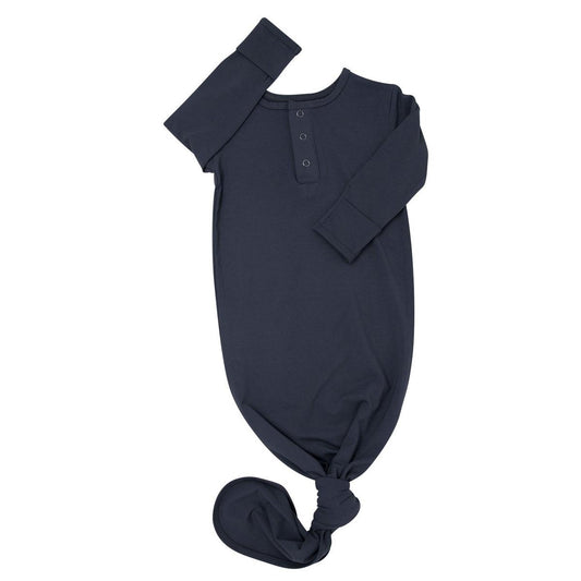 Knotted Gown - Midnight Black