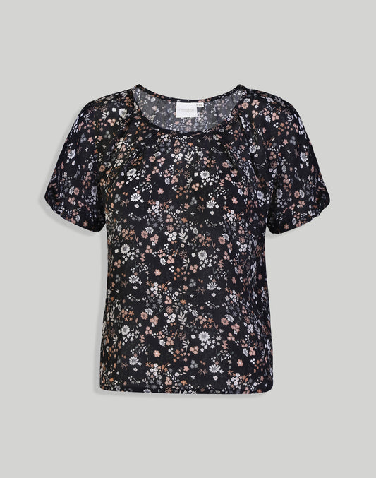 Balloon Sleeve Top - Wildflower Waltz