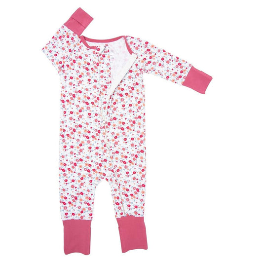 Convertible Romper - Crimson Floral