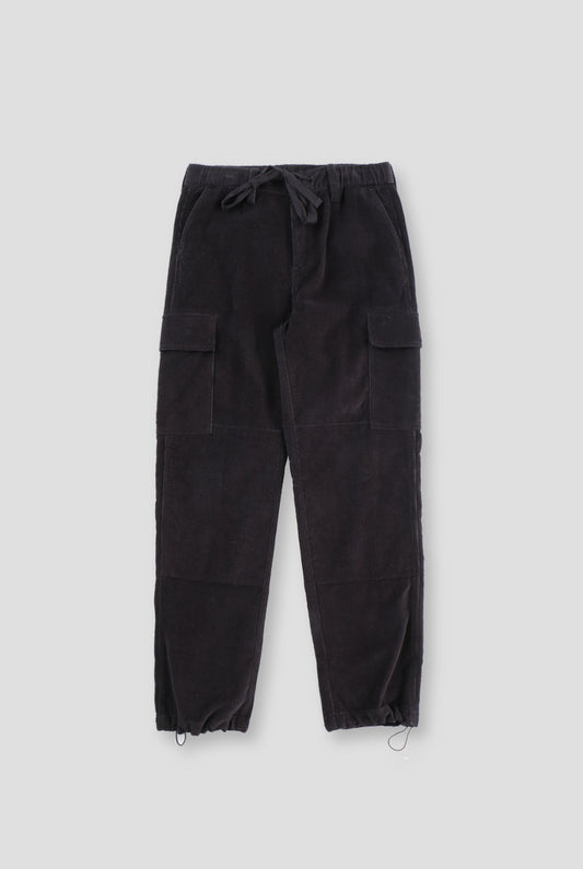 Corduroy Off Duty Cargo - Black