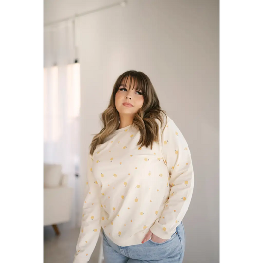 Peachy Keen Organic Cotton Pullover