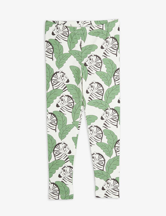 Zebras Aop Leggings - Green