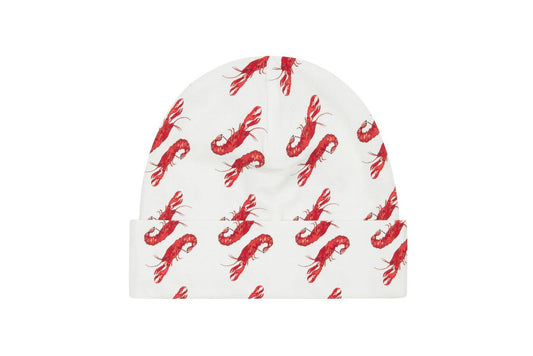 Baby Vild Lab No.8 - Rare Living Lobsters, Organic Cotton Beanie Hat