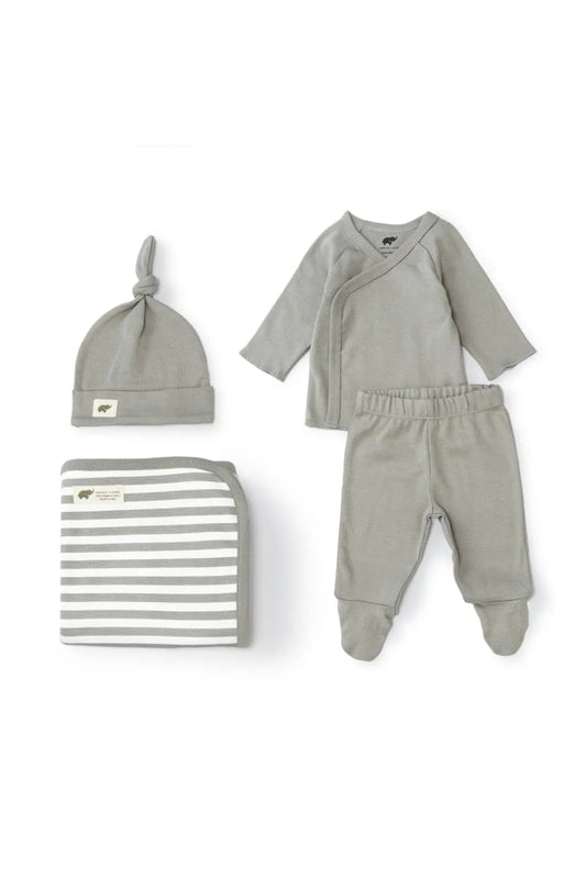 4-Piece Layette - Grey