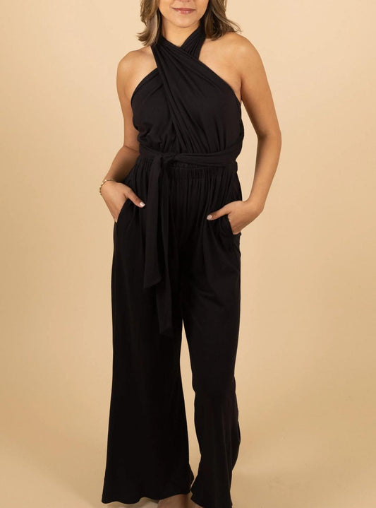 Violeta Jumpsuit - Charcoal