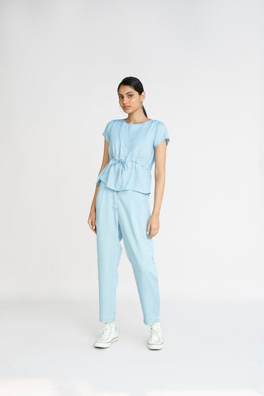 A Sweet Escape Top - Ocean Blue