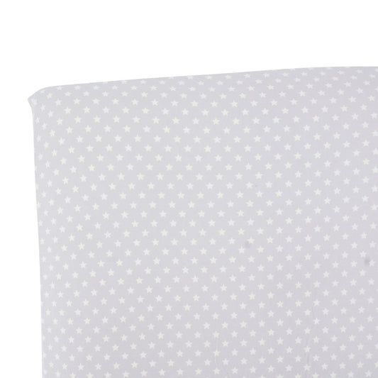 Crib Sheet - Stars Grey