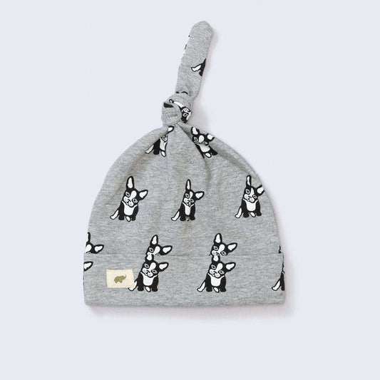 Top Knot Cap - Top Dog On Grey