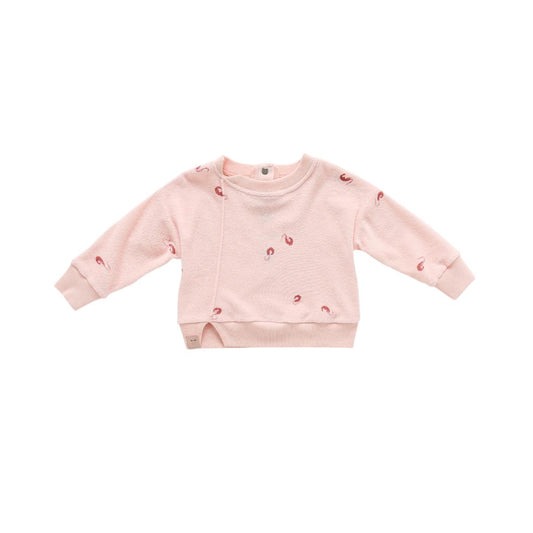 Baby Terry Sweatshirt - Pink