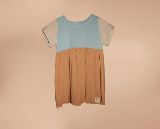 Organic Cotton Color Block Dress - Glendale