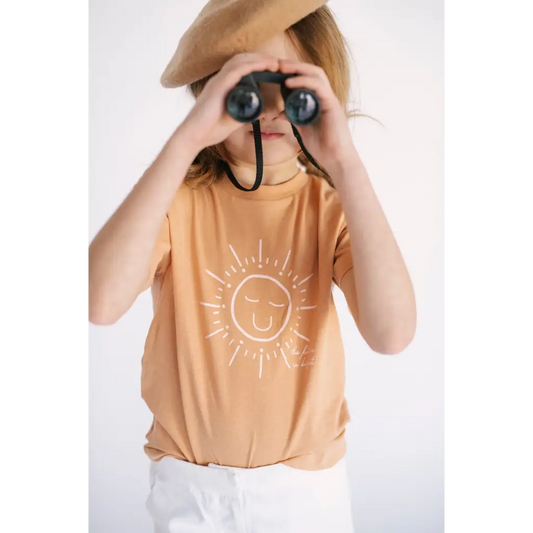 Future is Bright Kid’s Graphic T-Shirt - Toast