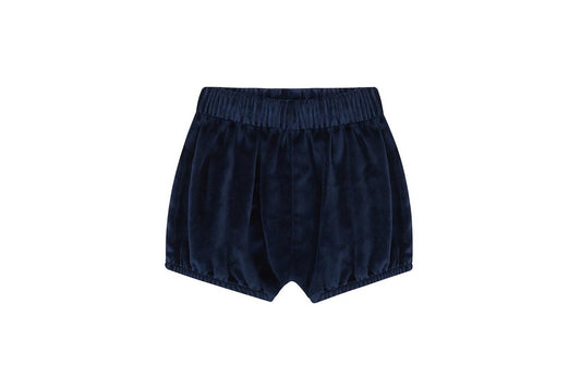 Organic Cotton Velvet Bloomers - Navy