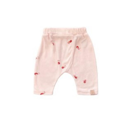 Baby Terry Harem Pants - Pink