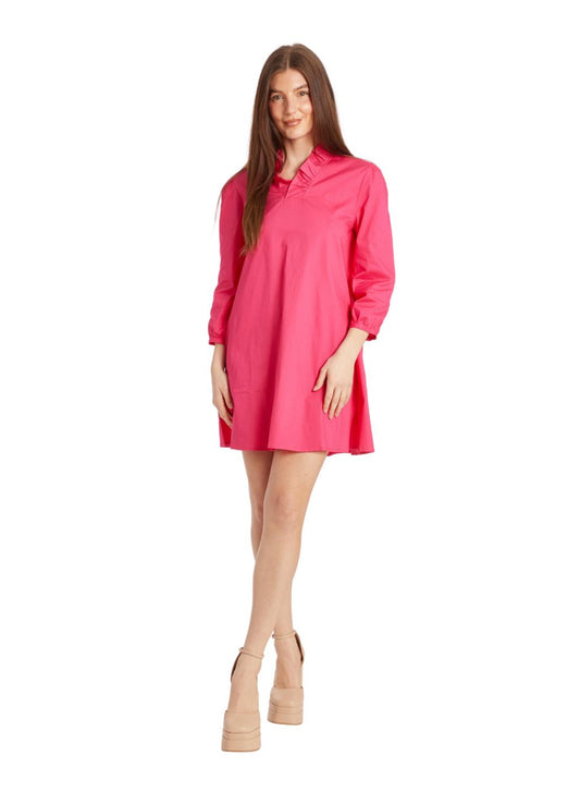 Ava Dress - Bright Pink