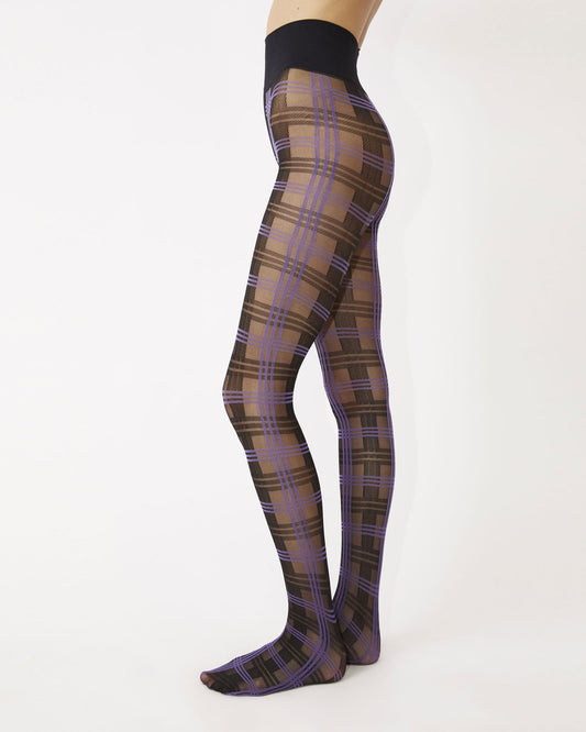 Rodebier Colab Check Tights - Black