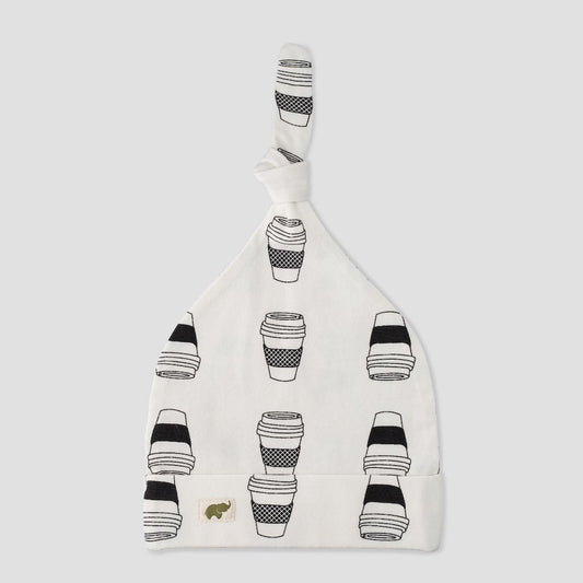 Top Knot Cap - But First, Coffee