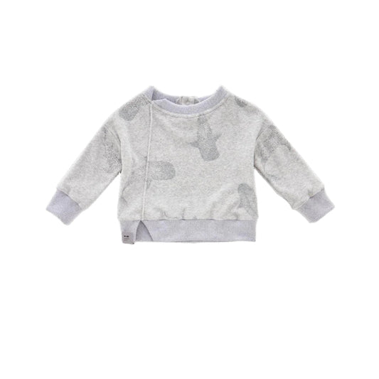Baby Terry Sweatshirt - Heather Grey