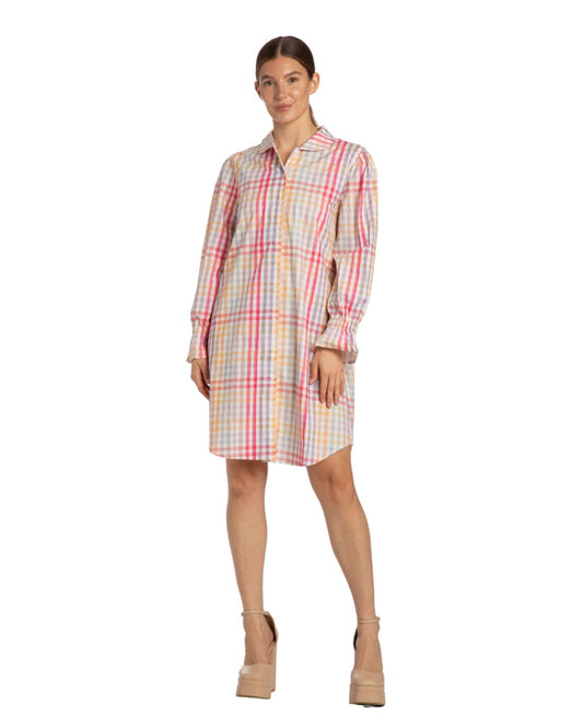 Gretchen Dress - Multi Gingham